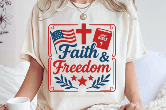 4th of July Christian SVG T-Shirt Designs