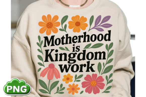 Boho Floral Christian Mom PNG, T-Shirt Designs