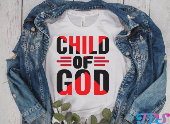 Child of God PNG, Bible SVG, Jesus PDF — T-Shirt Designs