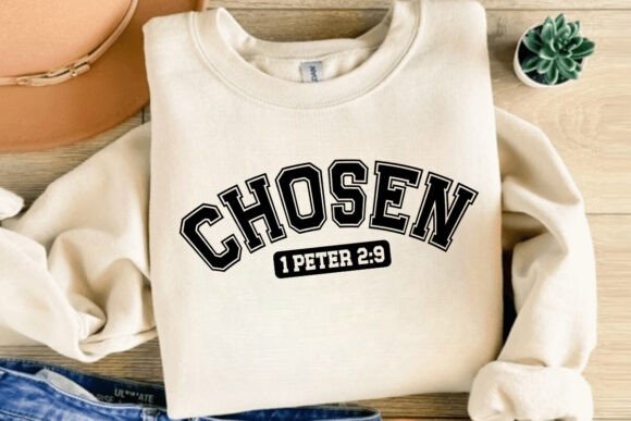 Chosen 1 Peter 2:9 SVG — Faith-Based T-Shirt Designs