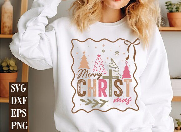 Christian Christmas SVG & Quotes for T-Shirt Designs
