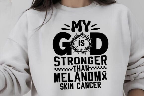 Christian Faith Cancer Awareness Design T-Shirt Designs
