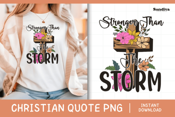 Christian Faith Quote Sublimation PNG 13 T-Shirt Designs