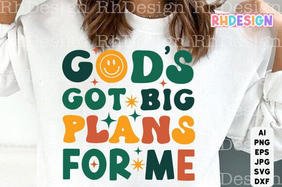 God’s Got Big Plans Christian Kid PNG — T-Shirt Designs
