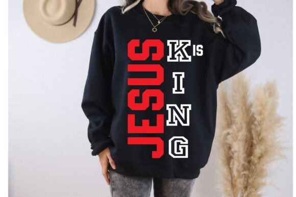 Jesus is King SVG PNG T-Shirt Design