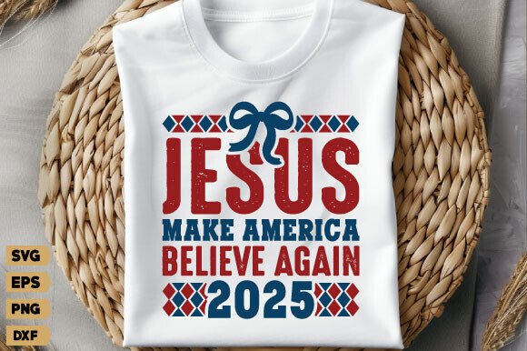 Jesus Make America Png, 4th of July Svg