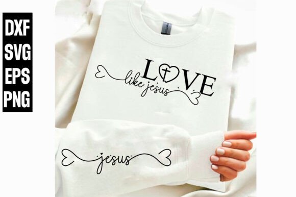 Love Like Jesus PNG T-Shirt Designs