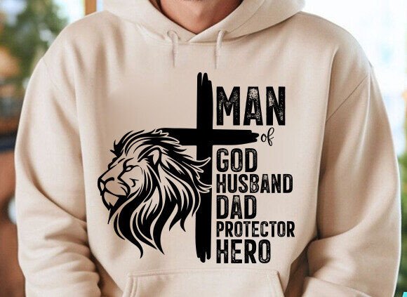 Man of God SVG PNG – T-Shirt Designs