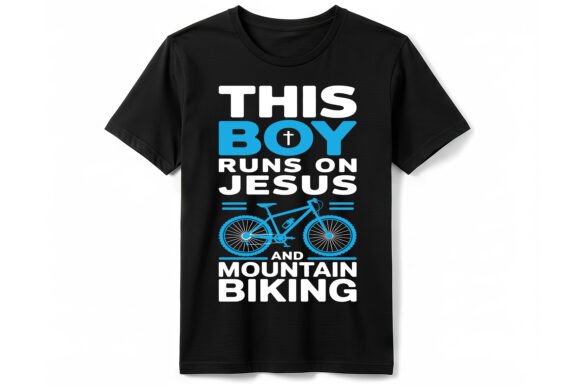 This Boy Runs on Jesus T-Shirt Designs