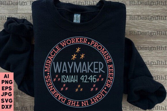 Waymaker Hoodie: Christian Hoodie Design for T-Shirt Designs